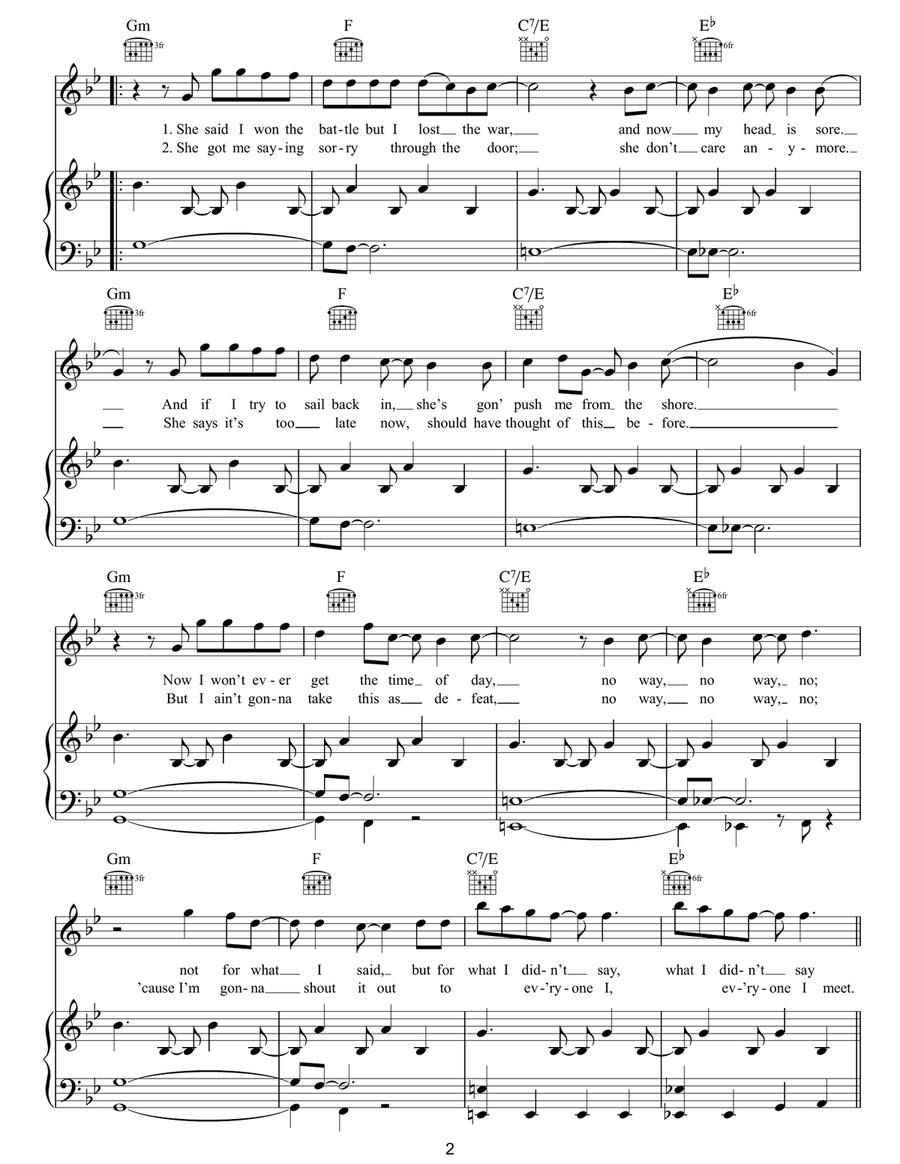 If You See Kay Acoustic Guitar scores gallery preview page 2