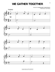 We Gather Together mini preview