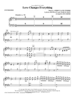 Love Changes Everything (from Aspects Of Love) (arr. Ed Lojeski) - Synthesizer