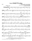 Love Changes Everything (from Aspects Of Love) (arr. Ed Lojeski) - Bass