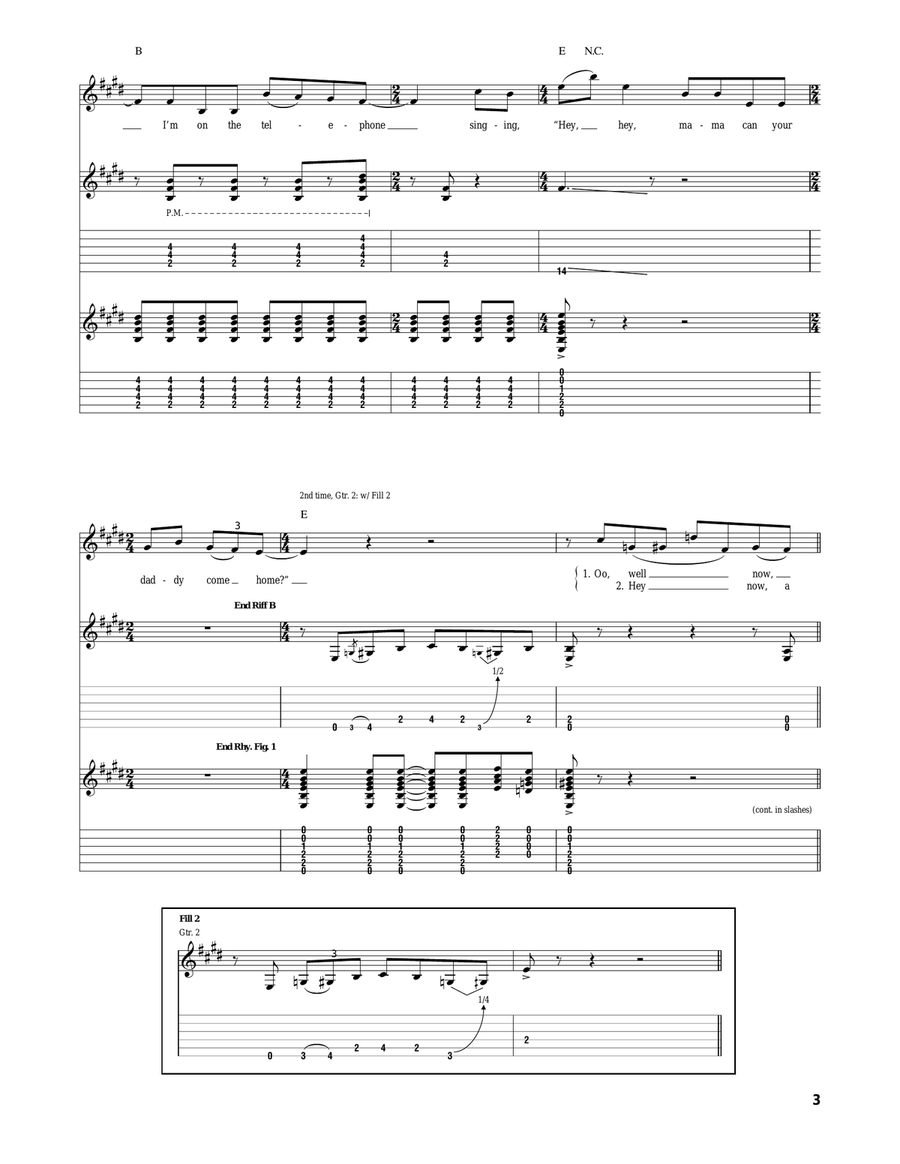 Honky Tonk Man Honky Tonk Man Acoustic Guitar scores gallery preview page 3