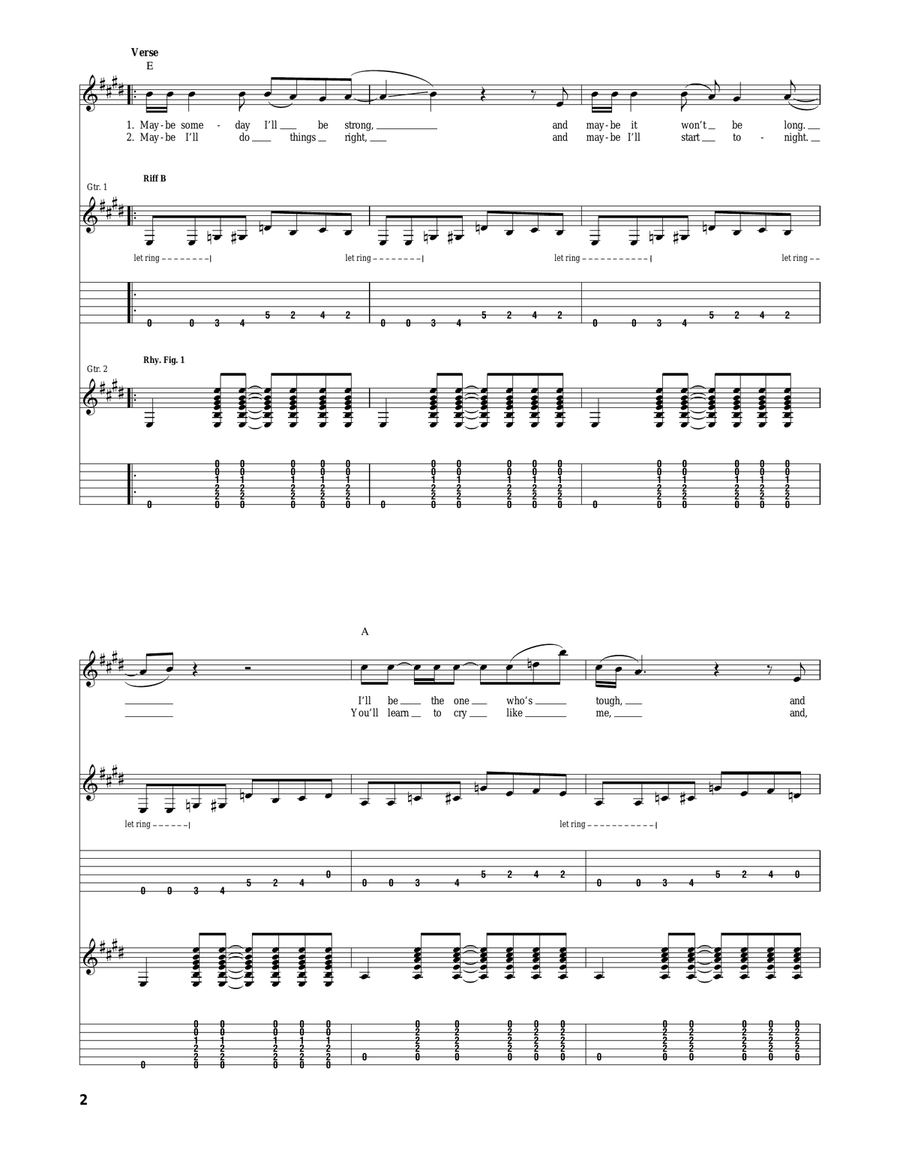 Fast As You Fast As You Acoustic Guitar scores gallery preview page 2