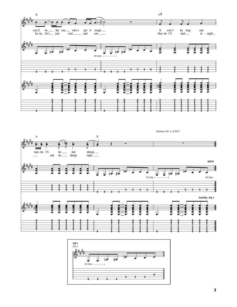 Fast As You Fast As You Acoustic Guitar scores gallery preview page 3