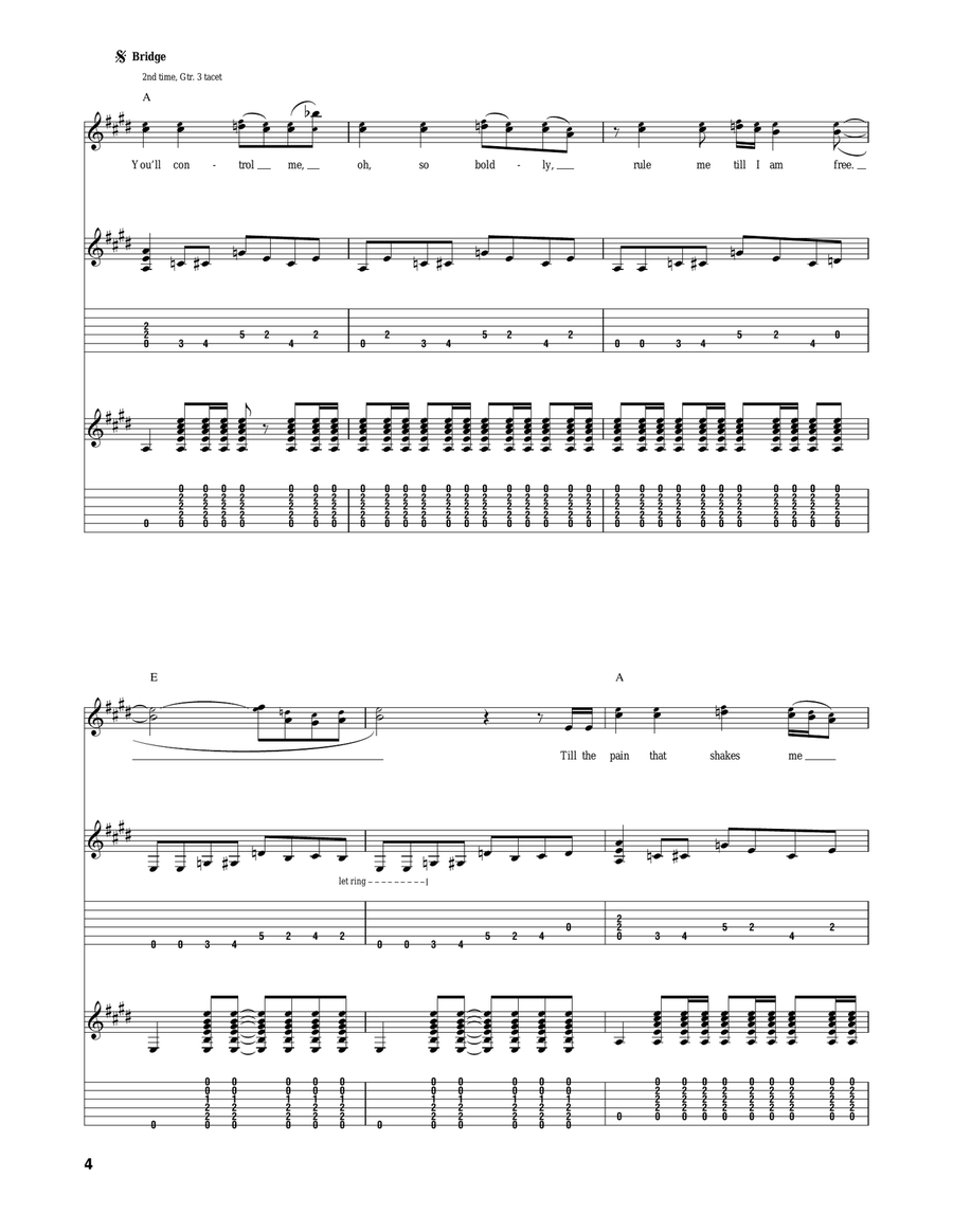 Fast As You Fast As You Acoustic Guitar scores gallery preview page 4