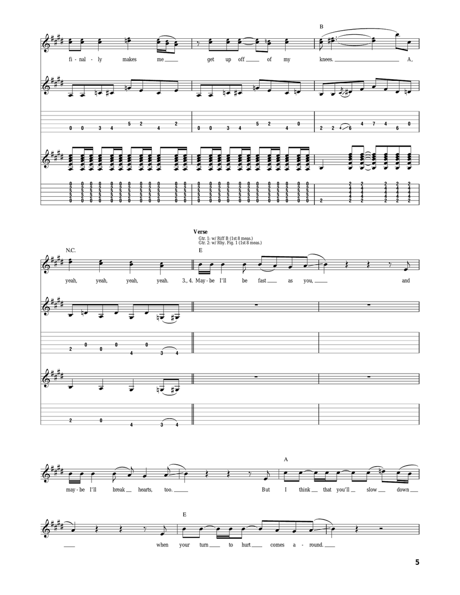Fast As You Fast As You Acoustic Guitar scores gallery preview page 5