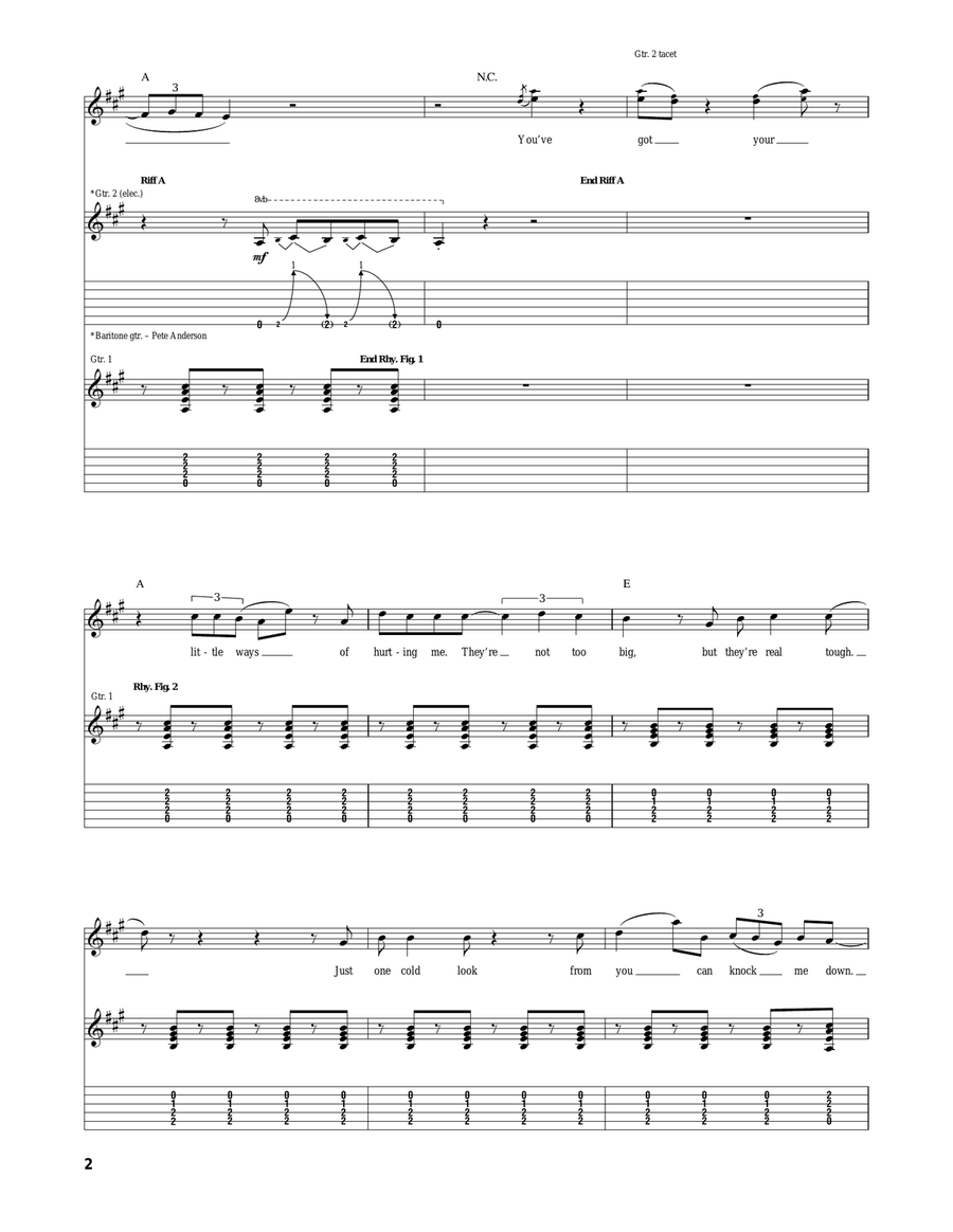 Little Ways Little Ways Acoustic Guitar scores gallery preview page 2