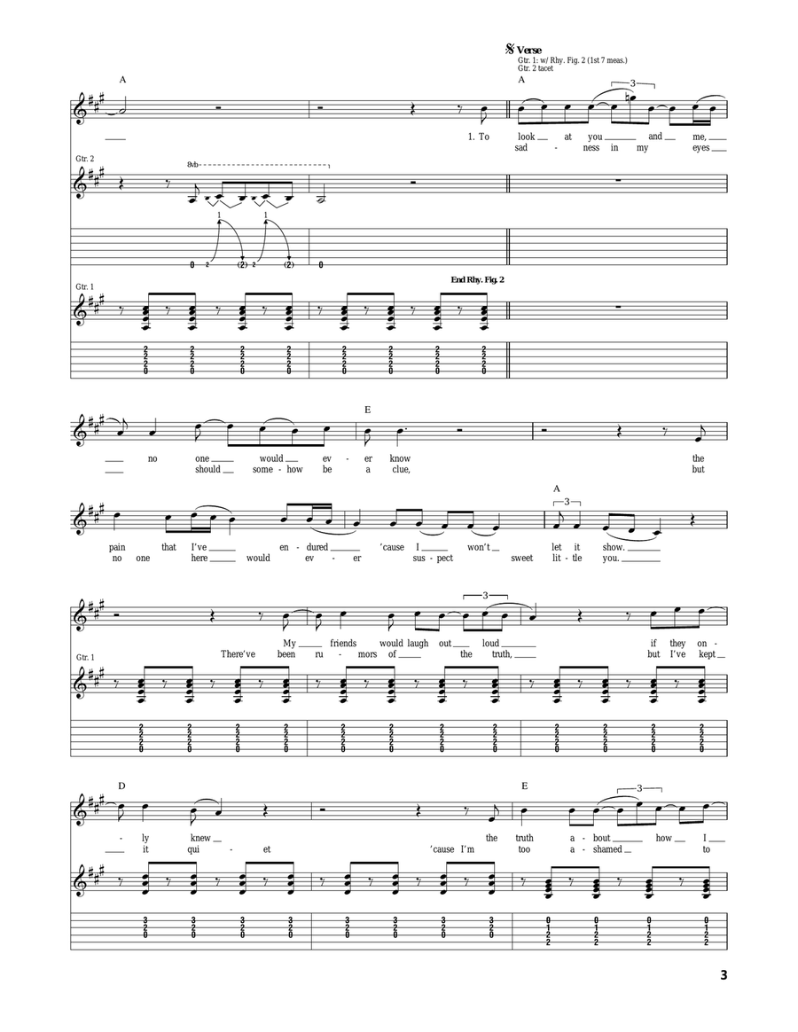Little Ways Little Ways Acoustic Guitar scores gallery preview page 3