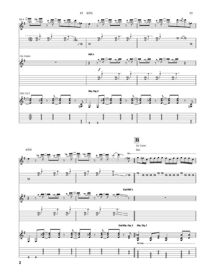 Sounds Of Impalement Sounds Of Impalement Acoustic Guitar scores gallery preview page 2