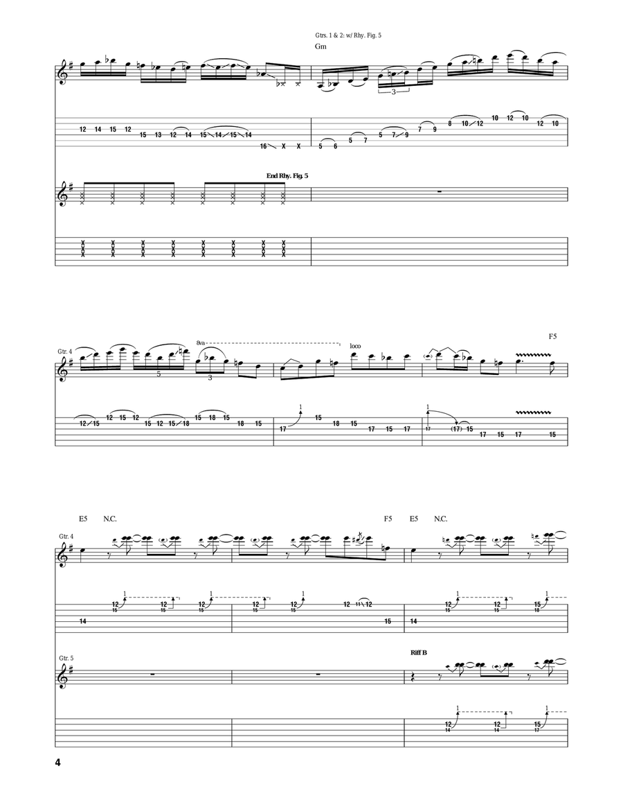 Sounds Of Impalement Sounds Of Impalement Acoustic Guitar scores gallery preview page 4
