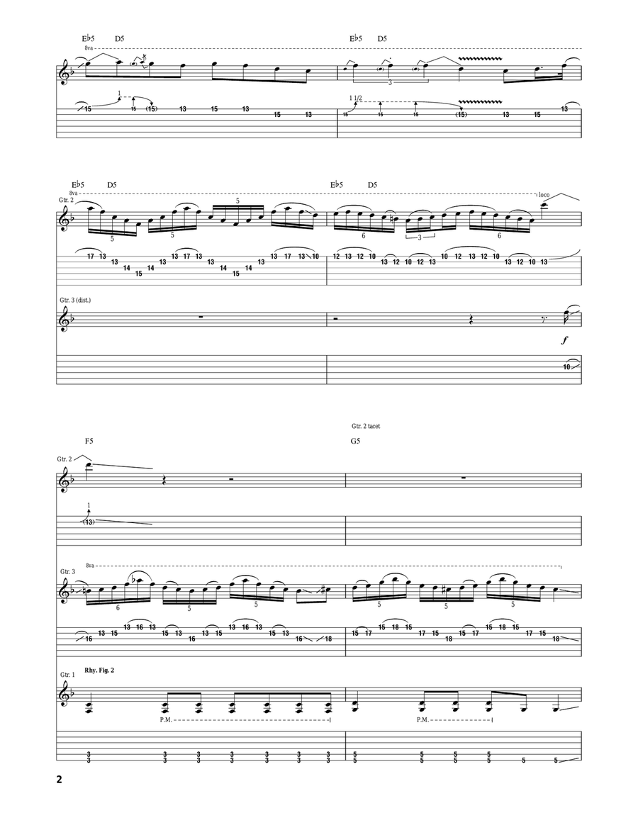 Heretic's Fork Heretic's Fork Acoustic Guitar scores gallery preview page 2