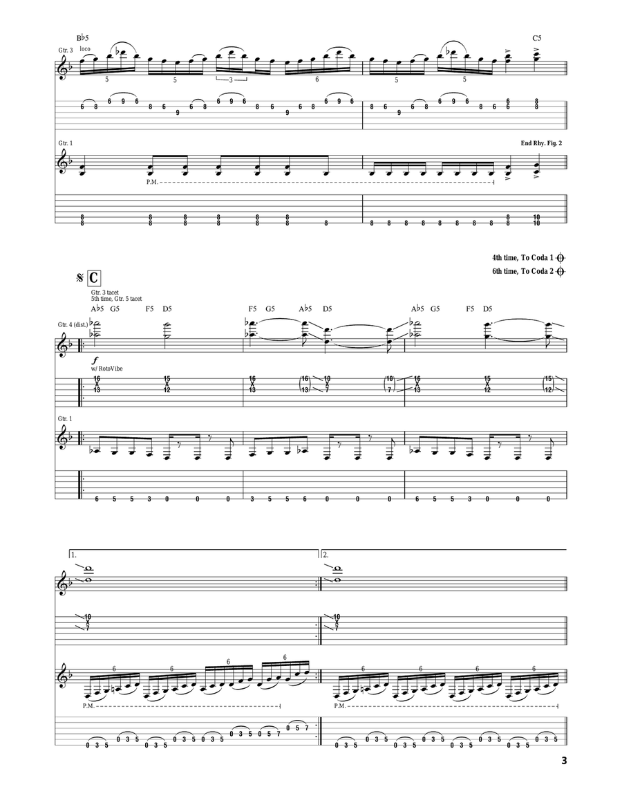 Heretic's Fork Heretic's Fork Acoustic Guitar scores gallery preview page 3