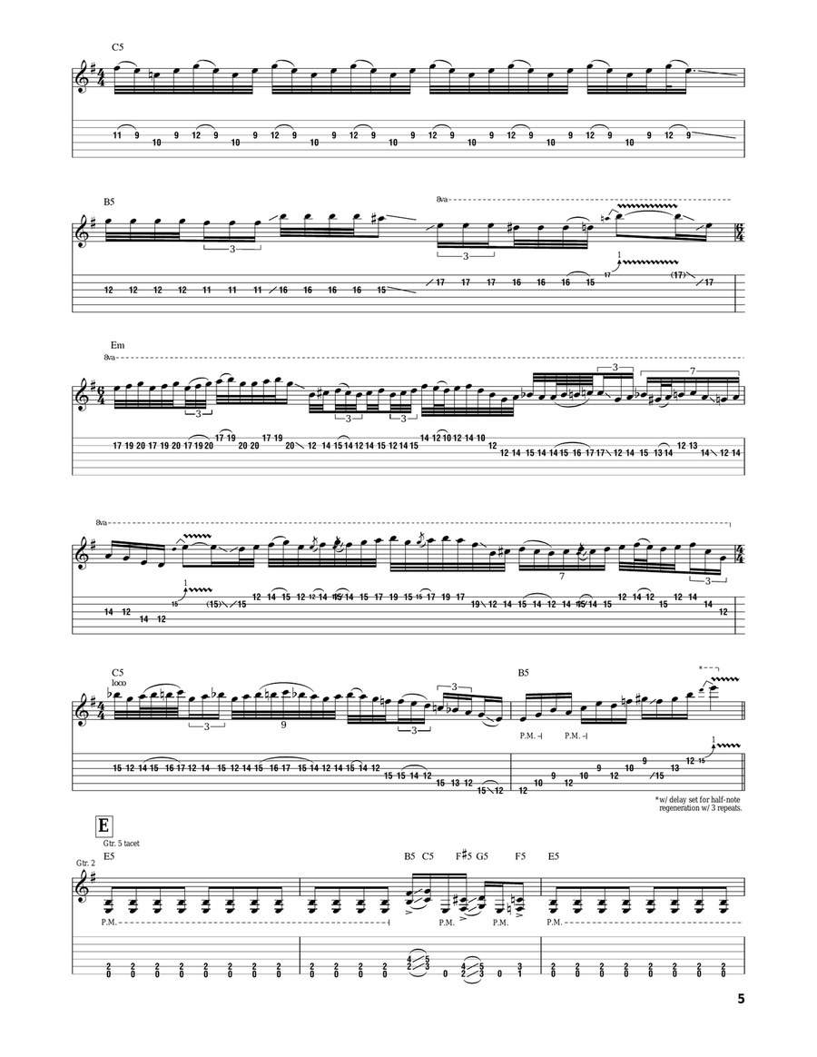 The Judas Cradle The Judas Cradle Acoustic Guitar scores gallery preview page 5