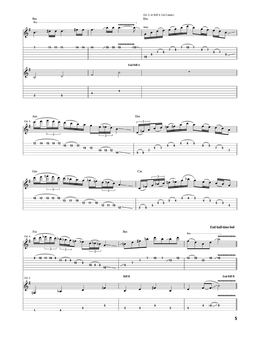 Scavenger's Daughter Scavenger's Daughter Acoustic Guitar scores gallery preview page 5
