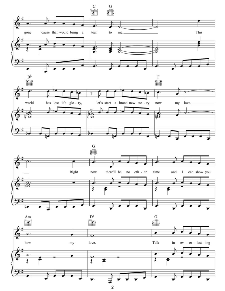 Words Words Acoustic Guitar scores gallery preview page 2