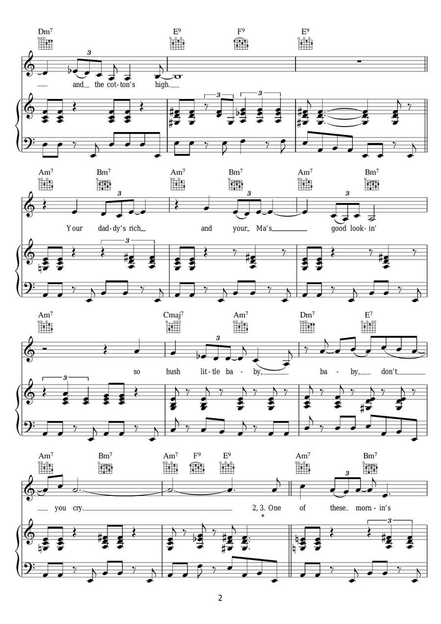 Summertime (from Porgy And Bess) Guitar scores gallery preview page 2