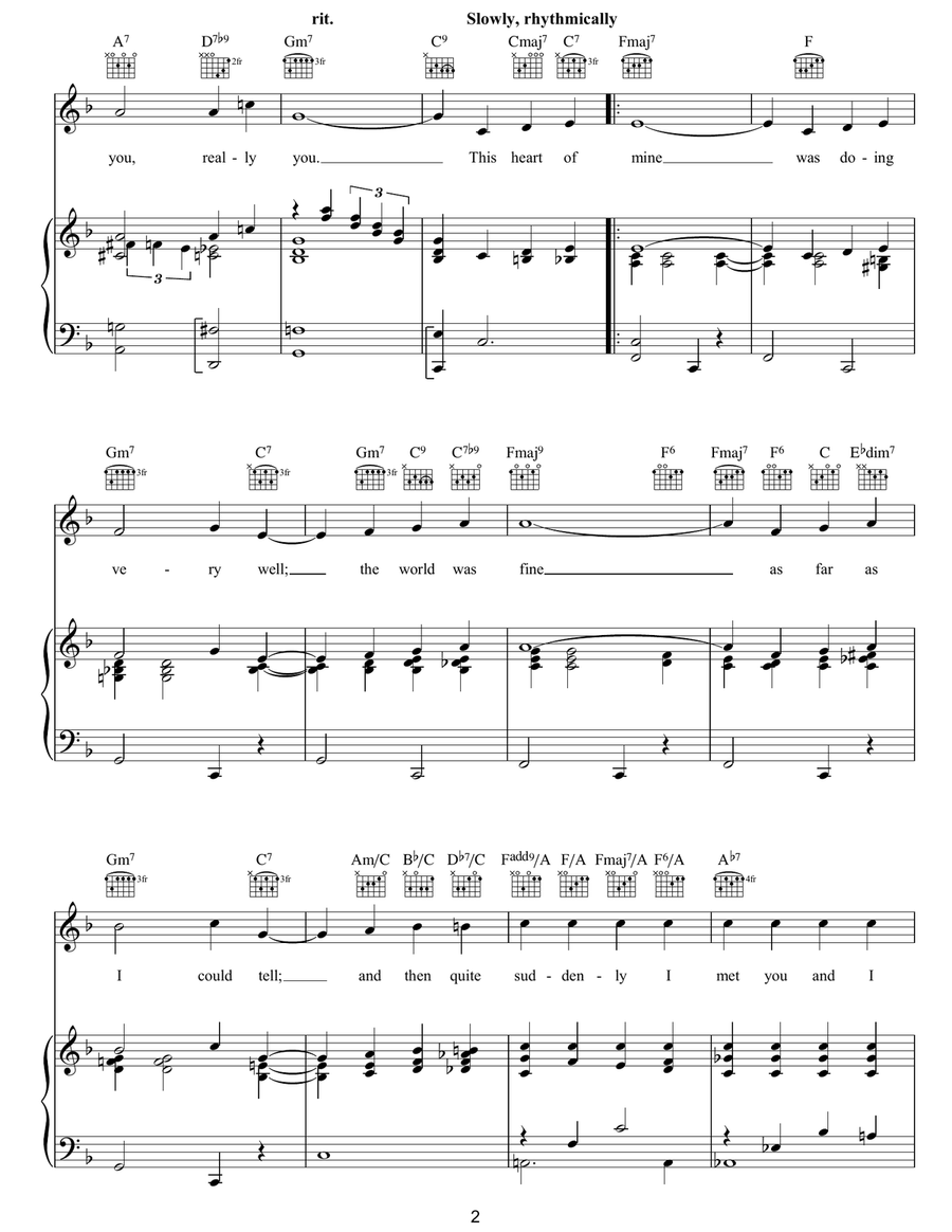 This Heart Of Mine (from Ziegfried Follies) Guitar scores gallery preview page 2