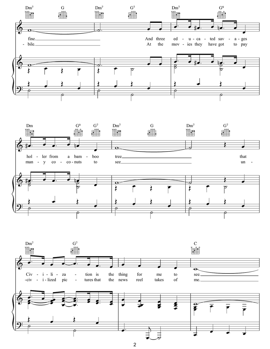 Civilization (Bongo Bongo Bongo) Guitar scores gallery preview page 2
