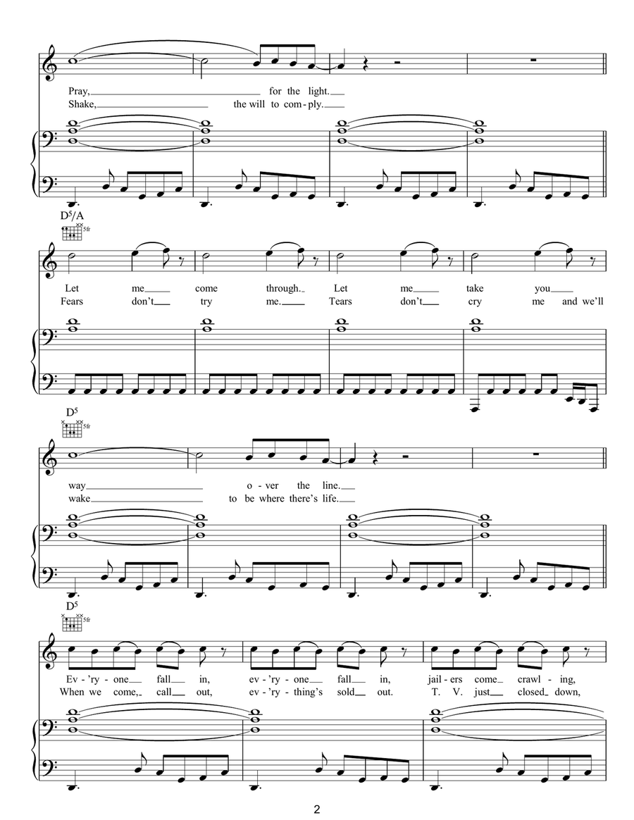 To Be Where There's Life To Be Where There's Life Guitar scores gallery preview page 2