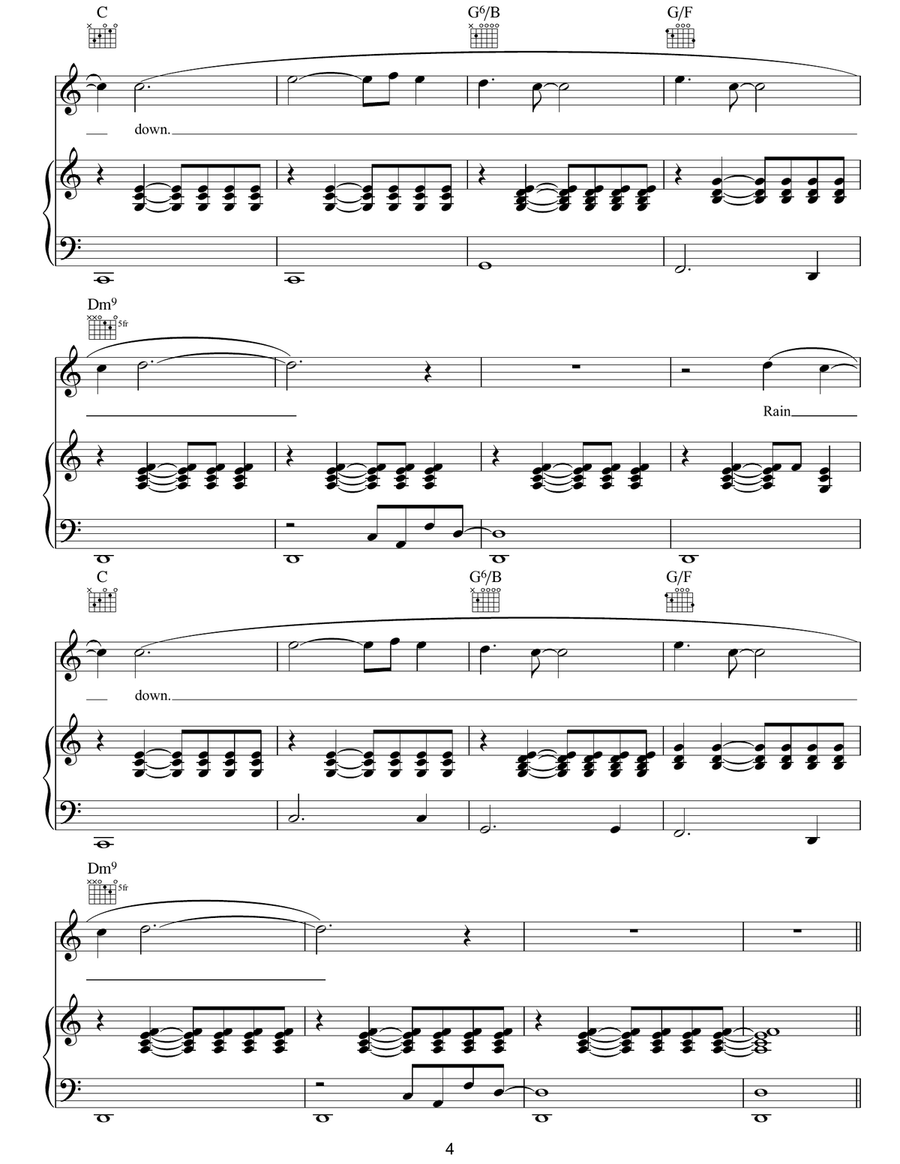 (Get Off Your) High Horse Lady Piano, Vocal, Guitar scores gallery preview page 4