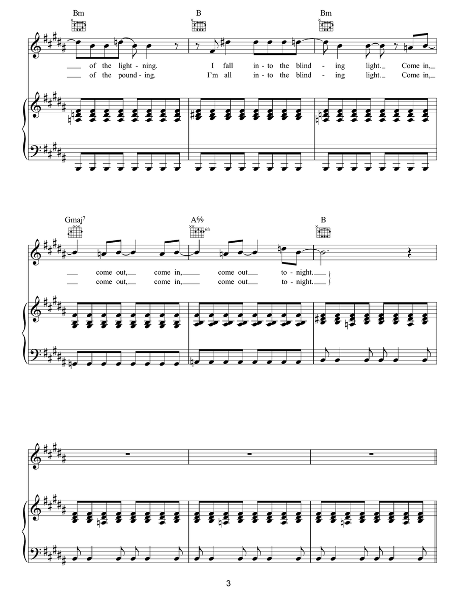 The Shock Of The Lightning Guitar scores gallery preview page 3