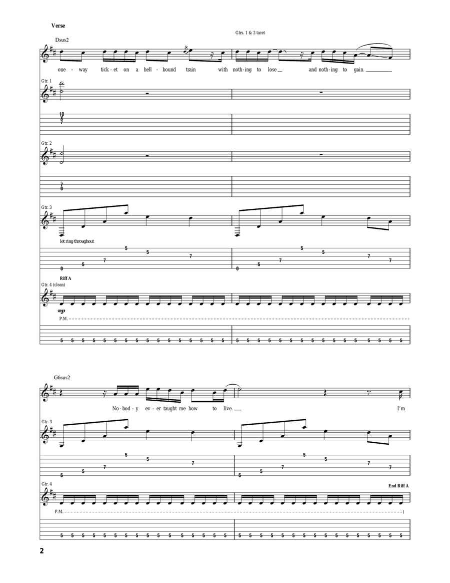 What Do You Do? What Do You Do? Acoustic Guitar scores gallery preview page 2