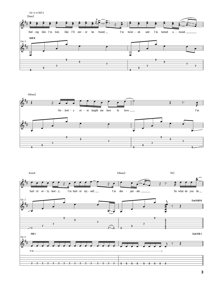 What Do You Do? What Do You Do? Acoustic Guitar scores gallery preview page 3