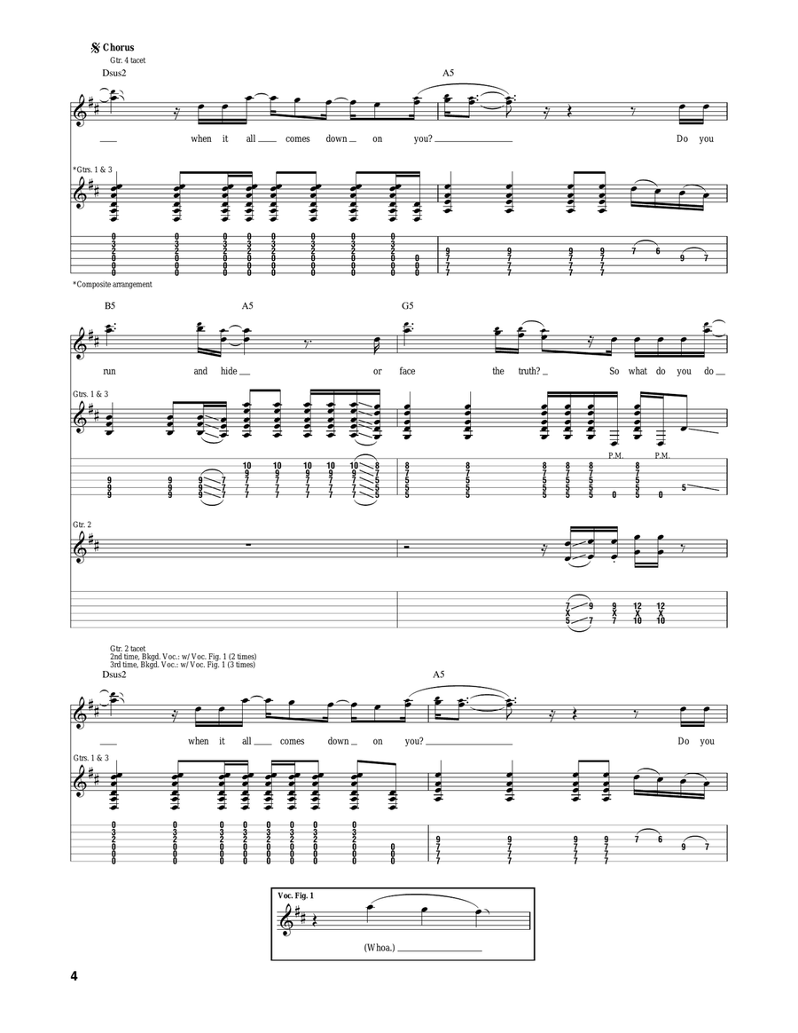 What Do You Do? What Do You Do? Acoustic Guitar scores gallery preview page 4