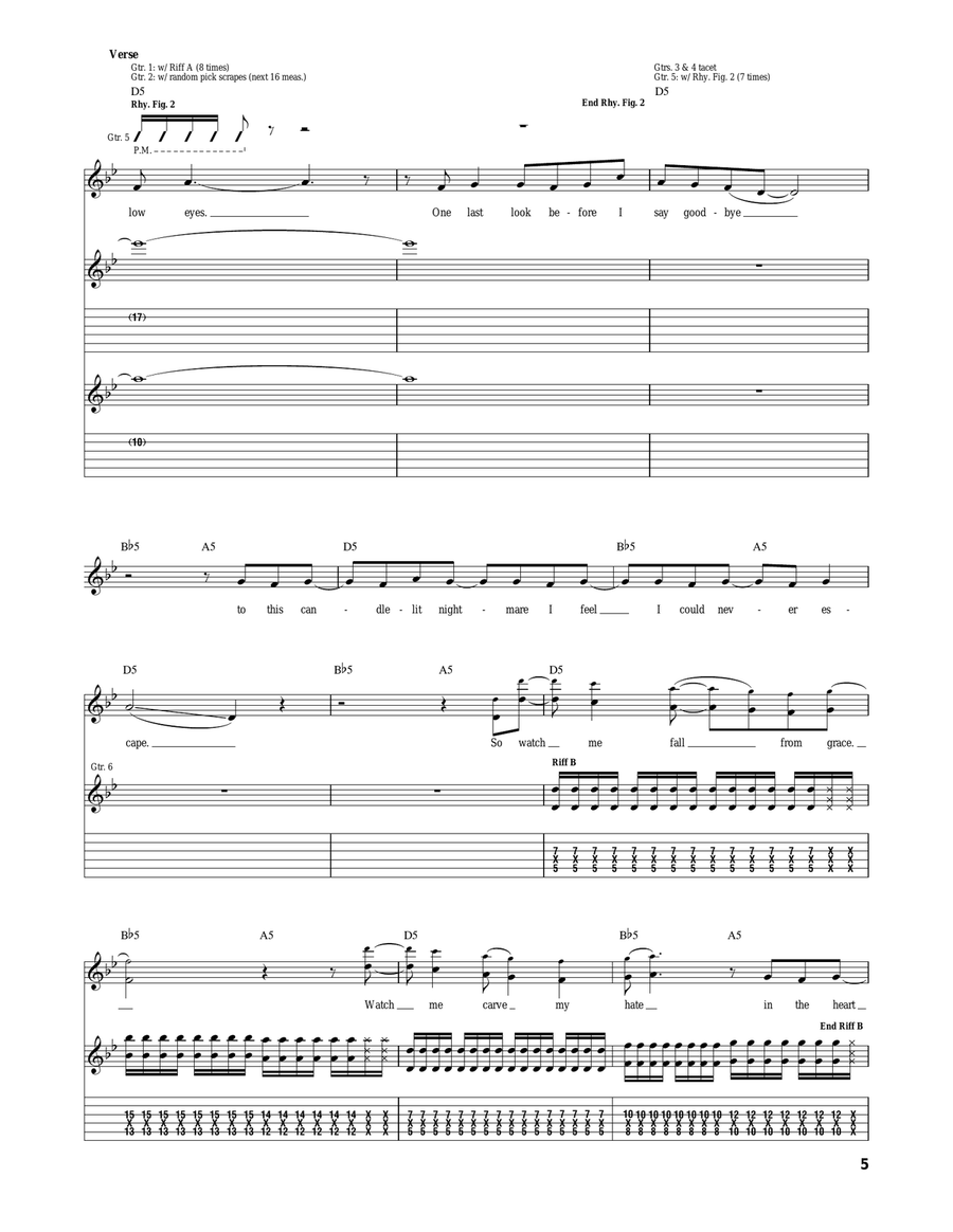 My Heart Is A Fist Acoustic Guitar scores gallery preview page 5