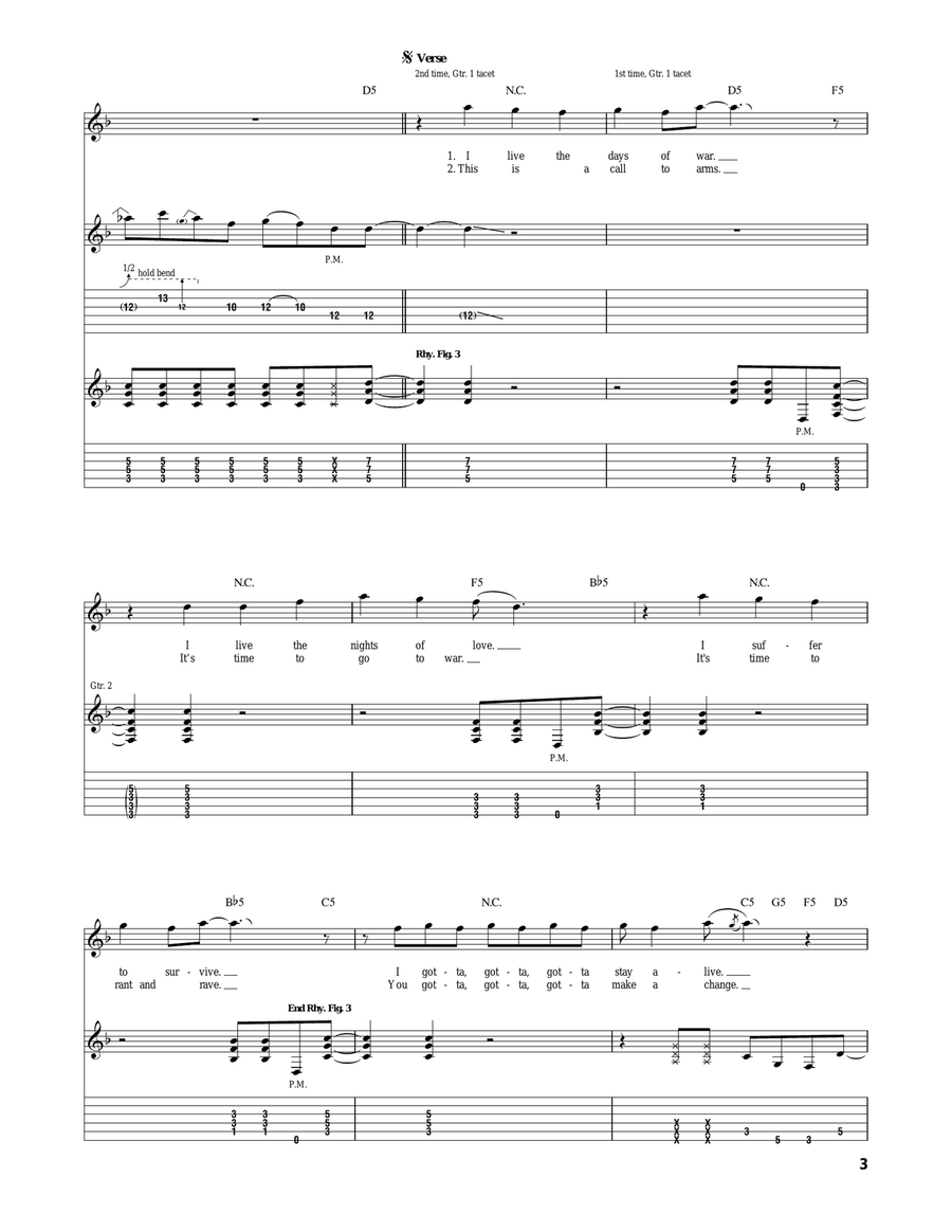 No More Secrets No More Secrets Acoustic Guitar scores gallery preview page 3