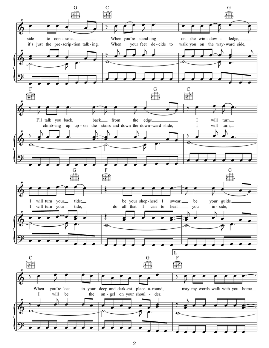 Geraldine Geraldine Piano, Vocal, Guitar scores gallery preview page 2
