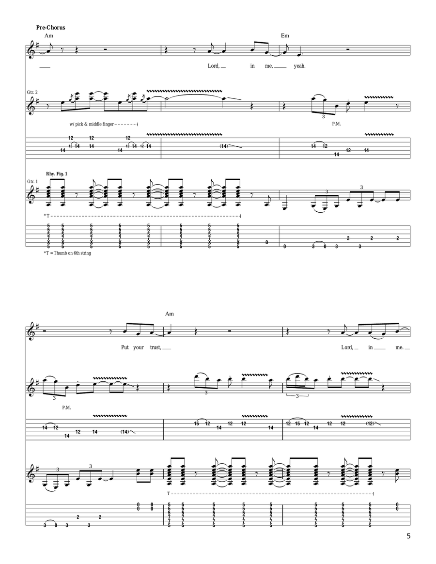 Come Home Come Home Acoustic Guitar scores gallery preview page 5