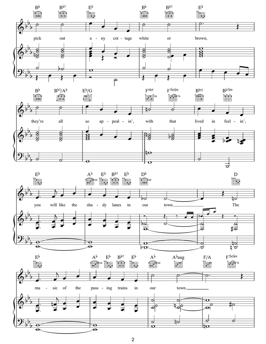 Our Town Our Town Guitar scores gallery preview page 2