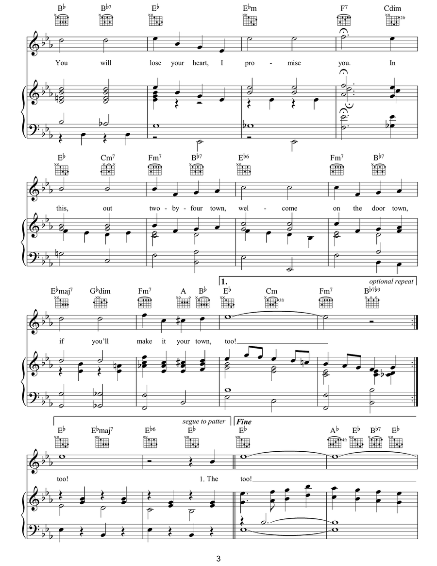 Our Town Our Town Guitar scores gallery preview page 3