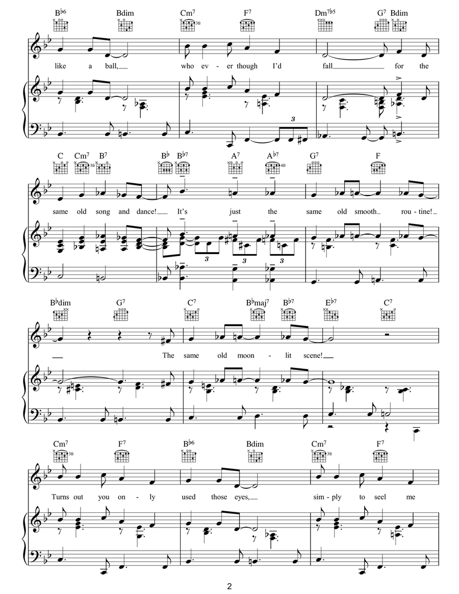 The Same Old Song And Dance Guitar scores gallery preview page 2