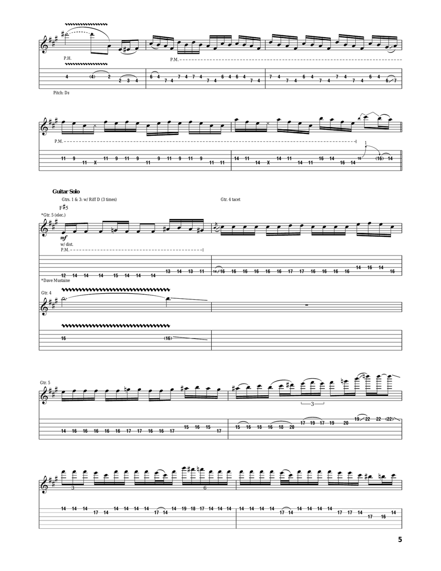 Never Walk Alone...Call To Arms Acoustic Guitar scores gallery preview page 5