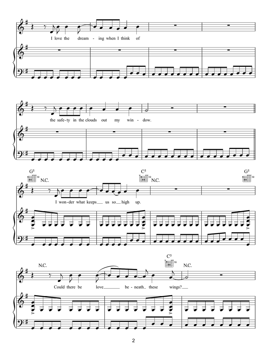 Death Death Piano, Vocal, Guitar scores gallery preview page 2