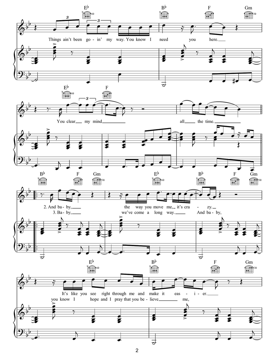You Are The Best Thing You Are The Best Thing Piano, Vocal, Guitar scores gallery preview page 2