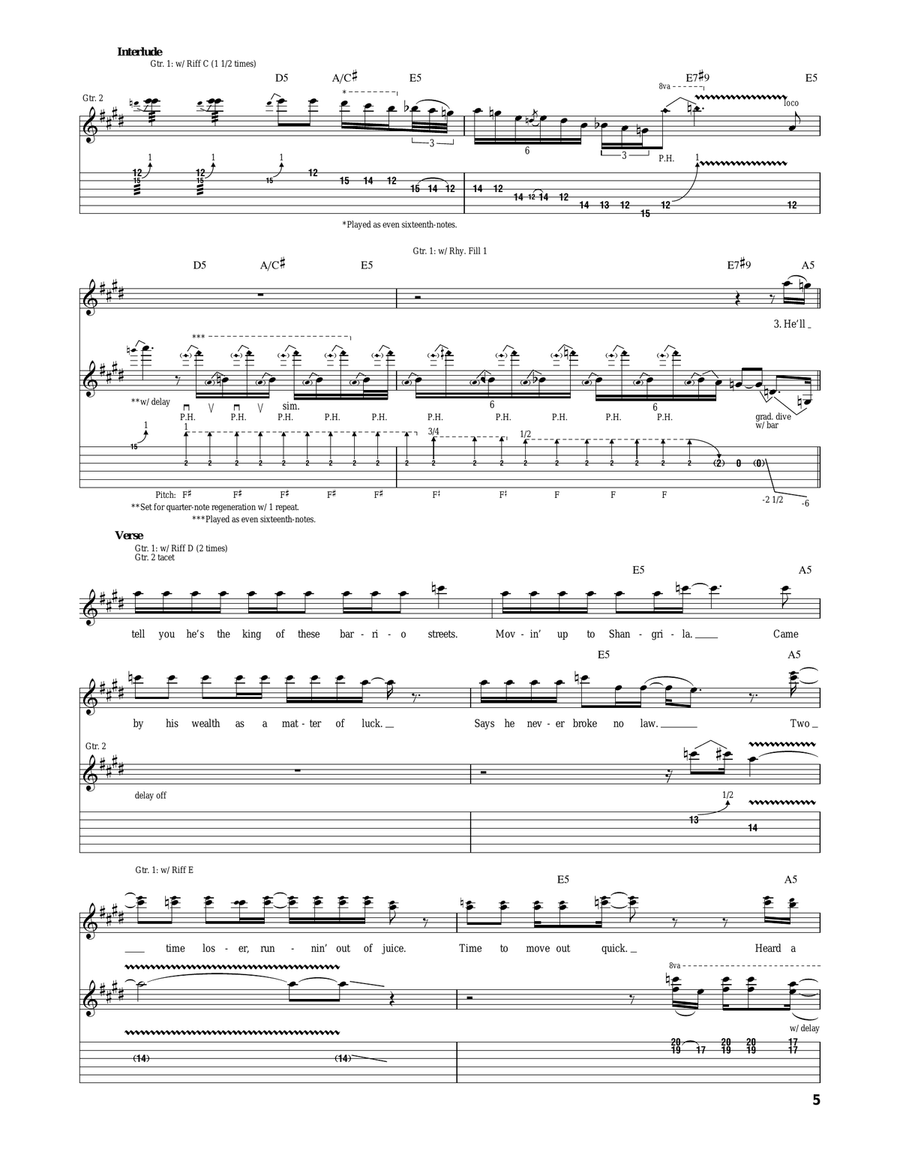 Dr. Feel Good Dr. Feel Good Acoustic Guitar scores gallery preview page 5