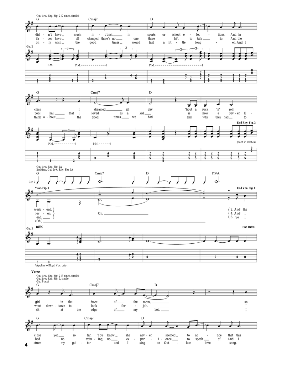 Story Of My Life Story Of My Life Acoustic Guitar scores gallery preview page 4