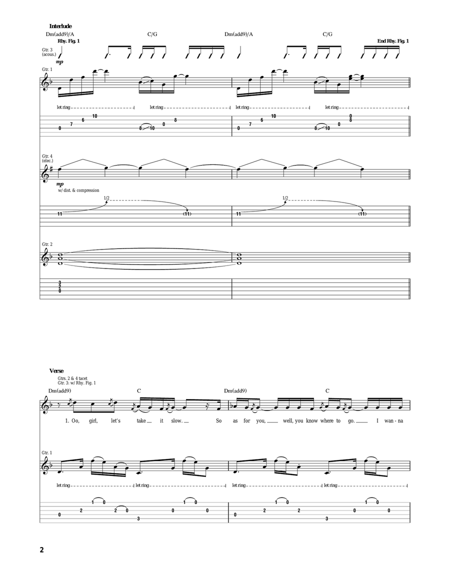Addicted Addicted Acoustic Guitar scores gallery preview page 2