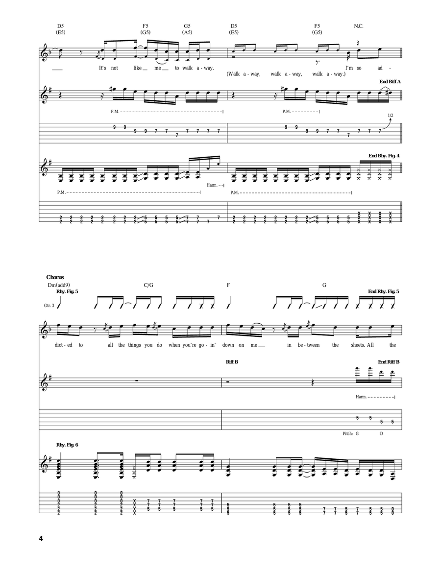 Addicted Addicted Acoustic Guitar scores gallery preview page 4