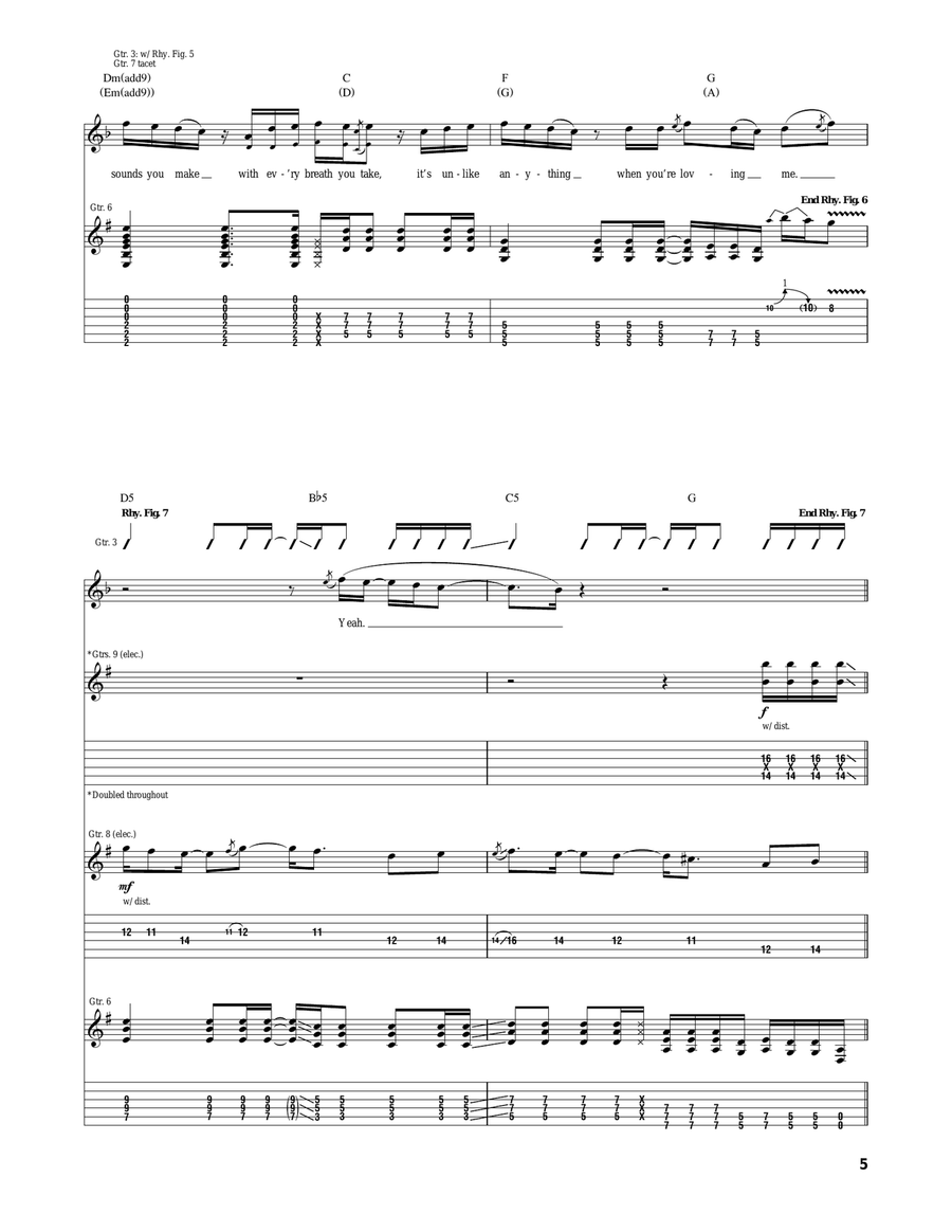 Addicted Addicted Acoustic Guitar scores gallery preview page 5