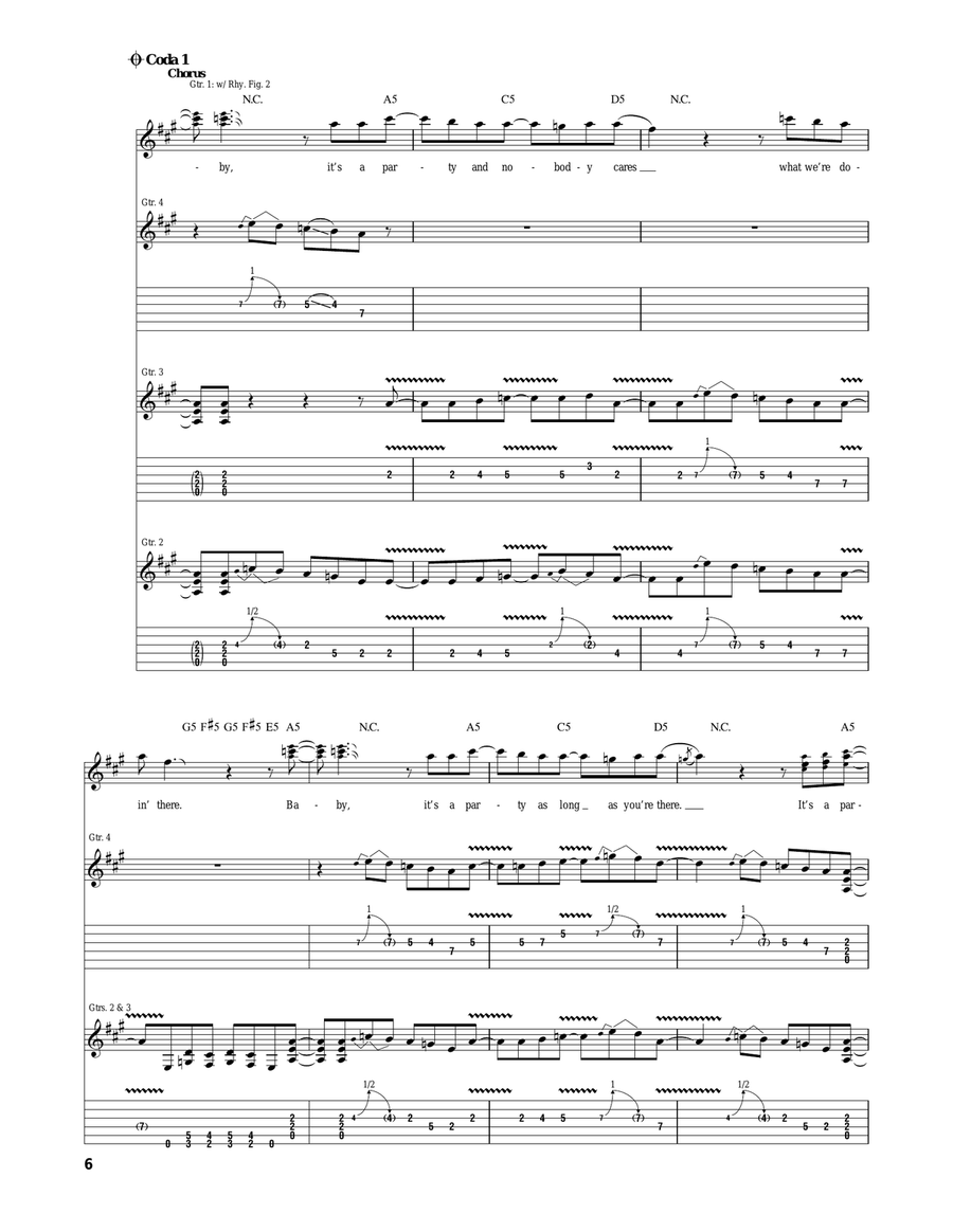 Party Party Acoustic Guitar scores gallery preview page 6