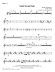 God, Great God - F Horn 1,2