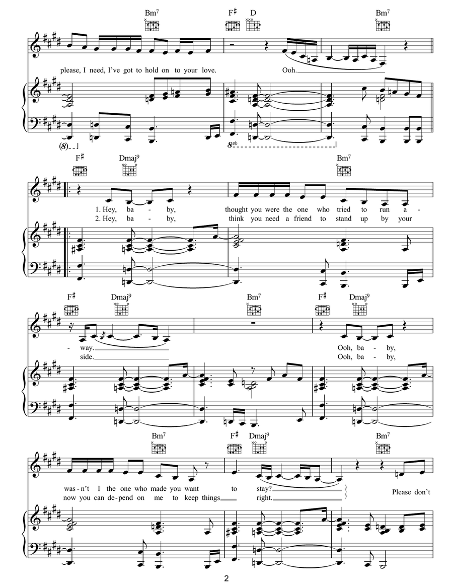 Licence To Kill Licence To Kill Piano, Vocal, Guitar scores gallery preview page 2