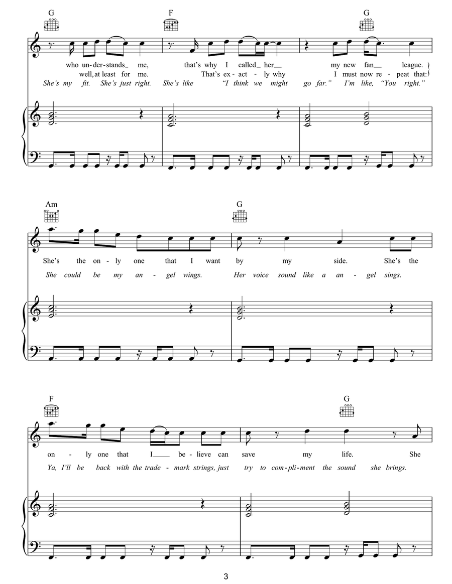 She's Like A Star She's Like A Star Acoustic Guitar scores gallery preview page 3