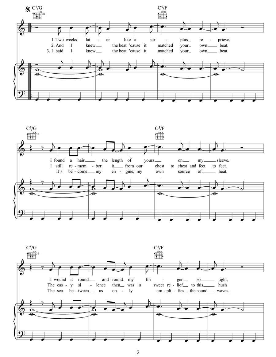 If There's A Rocket Tie Me To It Piano, Vocal, Guitar scores gallery preview page 2
