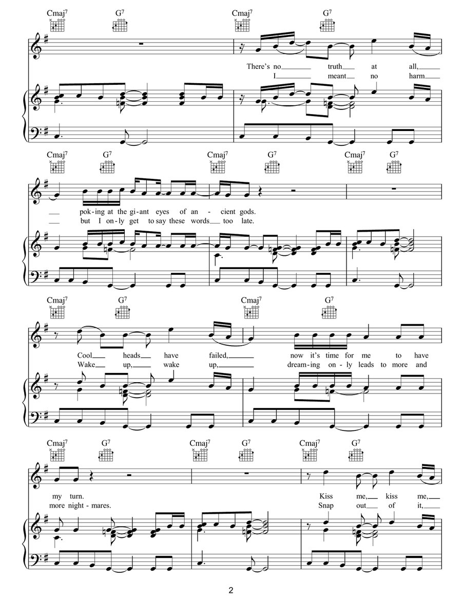 Lifeboats Lifeboats Piano, Vocal, Guitar scores gallery preview page 2