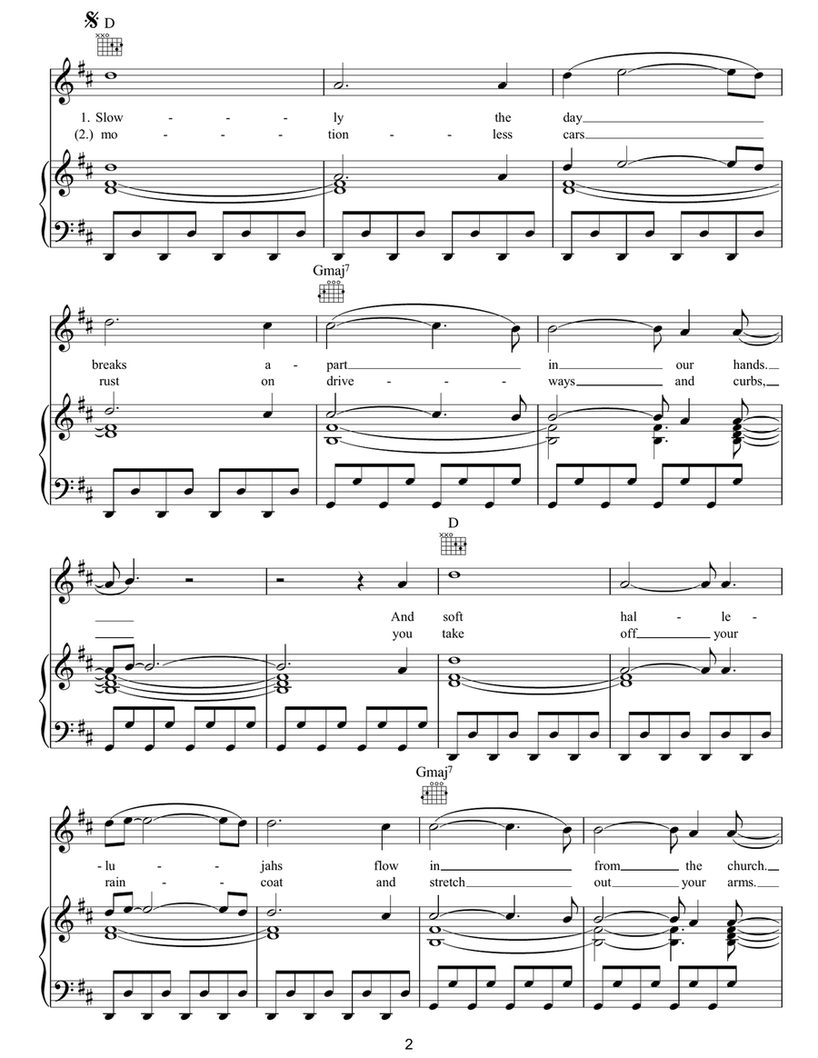 The Lightning Strike (iii. Daybreak) Guitar scores gallery preview page 2