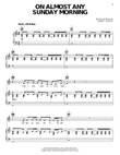 On Almost Any Sunday Morning mini preview